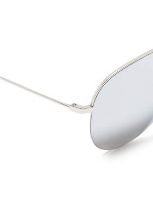Detail View - Click To Enlarge - VICTORIA BECKHAM - 'Classic Victoria' mirror aviator sunglasses