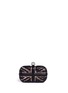 Main View - Click To Enlarge - ALEXANDER MCQUEEN - 'Britannia' skull floral lace leather box clutch