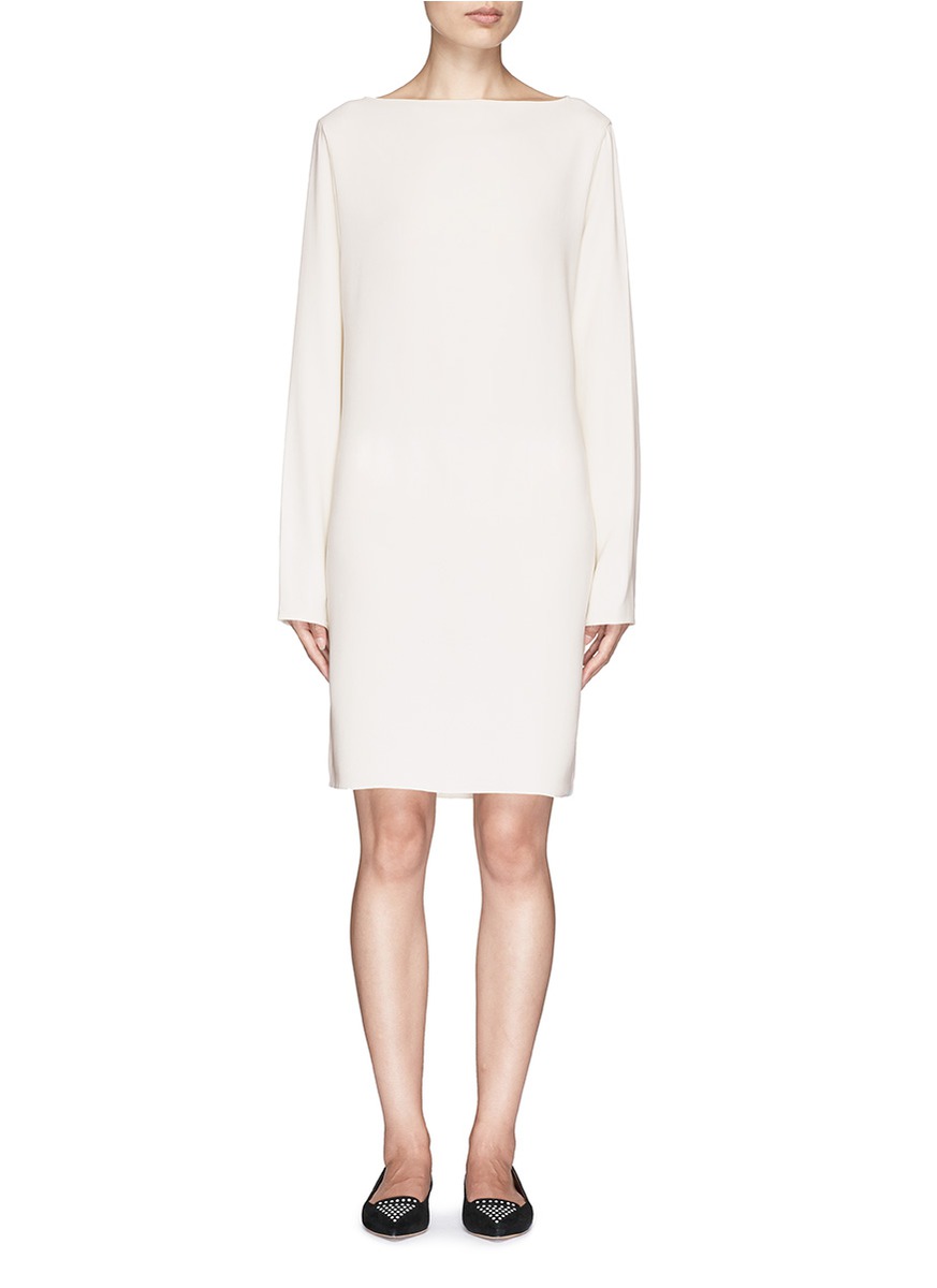 THE ROW - 'Namtek' stretch cady dress | White Dresses | Womenswear ...