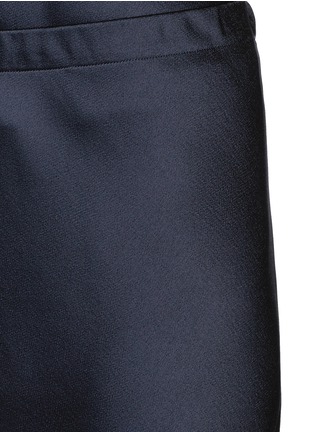 Detail View - Click To Enlarge - THE ROW - 'Nosum' hammered satin midi skirt