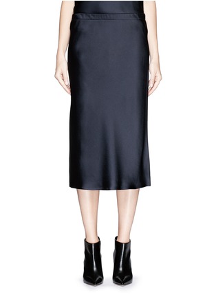 Main View - Click To Enlarge - THE ROW - 'Nosum' hammered satin midi skirt