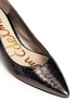 Detail View - Click To Enlarge - SAM EDELMAN - 'Laura' snake effect kitten heel pumps