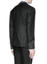 Back View - Click To Enlarge - - - Lace jacquard wool-silk tuxedo blazer
