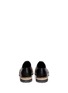 Back View - Click To Enlarge - ARMANI COLLEZIONI - Five eyelet leather Derbies