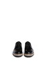 Figure View - Click To Enlarge - ARMANI COLLEZIONI - Five eyelet leather Derbies