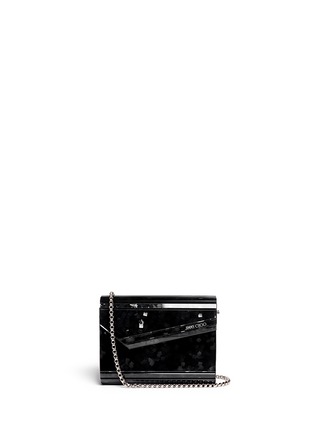 Main View - Click To Enlarge - JIMMY CHOO - Candy' confetti acetate square clutch