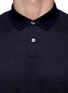 Detail View - Click To Enlarge - THEORY - 'Sandhurst' micro dot jacquard polo shirt