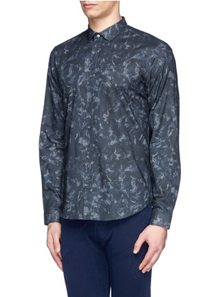 Front View - Click To Enlarge - THEORY - 'Wilten' kaleidoscope floral print shirt
