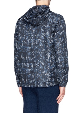 Back View - Click To Enlarge - THEORY - 'Byrn' kaleidoscope floral print windbreaker