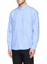 Front View - Click To Enlarge - THEORY - 'Zack' cotton-linen shirt