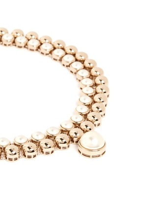 Detail View - Click To Enlarge - VALENTINO GARAVANI - Pearls studs necklace