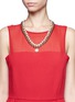 Figure View - Click To Enlarge - VALENTINO GARAVANI - Pearls studs necklace