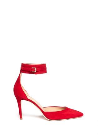 Main View - Click To Enlarge - J.CREW - Ankle strap suede pumps