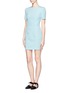 Front View - Click To Enlarge - T BY ALEXANDER WANG - Tech suiting sheath dress