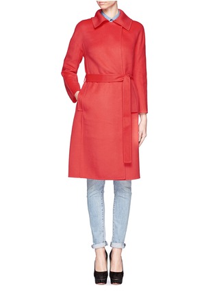 Main View - Click To Enlarge - ST. JOHN - Wool-cashmere belted coat