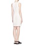 Back View - Click To Enlarge - ALEXANDER WANG - Cascade pleated sleeveless dress