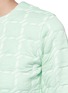 Detail View - Click To Enlarge - T BY ALEXANDER WANG - Grid jacquard bonded neoprene top