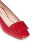 Detail View - Click To Enlarge - GIORGIO ARMANI BEAUTY - Sqaure buckle ballerina flats