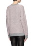 Back View - Click To Enlarge - T BY ALEXANDER WANG - French Terry-knit cotton sweatshirt