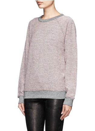 Front View - Click To Enlarge - T BY ALEXANDER WANG - French Terry-knit cotton sweatshirt