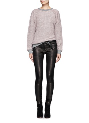 Figure View - Click To Enlarge - T BY ALEXANDER WANG - French Terry-knit cotton sweatshirt
