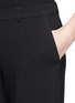 Detail View - Click To Enlarge - ST. JOHN - 'Jennifer' front split crepe pants