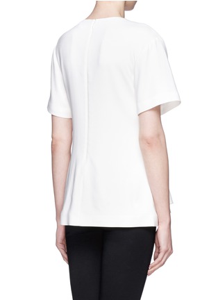 Back View - Click To Enlarge - ALEXANDER WANG - Cascade gathered short-sleeve top