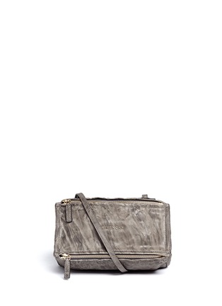 Main View - Click To Enlarge - GIVENCHY - 'Pandora' mini crinkled leather bag