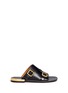 Main View - Click To Enlarge - CHLOÉ - Double buckle leather sandals