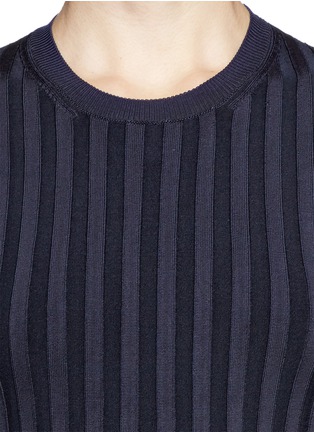 Detail View - Click To Enlarge - KENZO - Rib stripe sweater