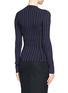 Back View - Click To Enlarge - KENZO - Rib stripe sweater