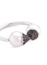 Detail View - Click To Enlarge - TASAKI - 'Refined Rebellion' diamond akoya pearl 18k white gold ring