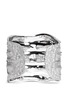 Back View - Click To Enlarge - LYNN BAN - Crocodile silver cuff