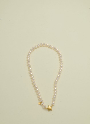 Main View - Click To Enlarge - TASAKI - 22k yellow gold cultured akoya pearls necklace TASAKI