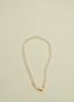 Main View - Click To Enlarge - TASAKI - 22k yellow gold cultured akoya pearls necklace TASAKI