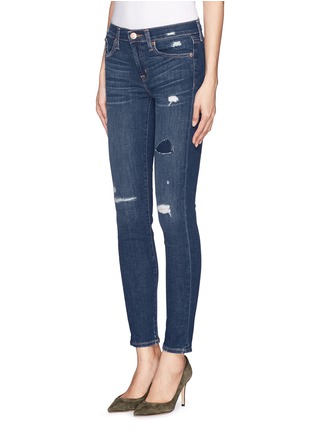 Front View - Click To Enlarge - J.CREW - Toothpick jean in destructed miller wash