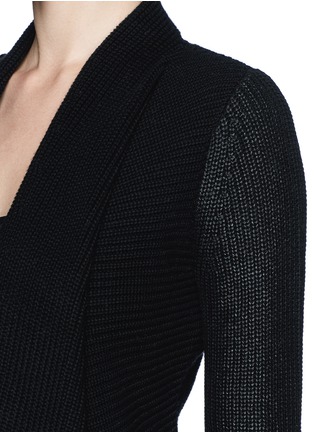 Detail View - Click To Enlarge - VINCE - Drape front cardigan