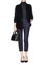 Figure View - Click To Enlarge - VINCE - Drape front cardigan