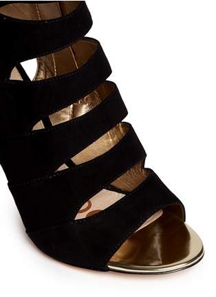 Detail View - Click To Enlarge - SAM EDELMAN - Anastasia' suede cutout heels