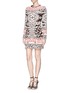 Figure View - Click To Enlarge - EMILIO PUCCI - Mohair-wool intarsia sweater dress