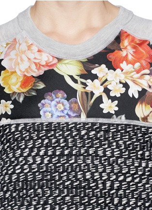 Detail View - Click To Enlarge - J.CREW - Merino wool mixed media sweater