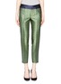 Main View - Click To Enlarge - J.CREW - Collection cropped pants in jade jacquard