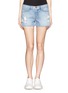 Main View - Click To Enlarge - J BRAND - Ripped cut-off denim shorts
