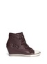 Main View - Click To Enlarge - ASH - 'Eagle' leather wedge sneakers