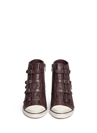 Figure View - Click To Enlarge - ASH - 'Eagle' leather wedge sneakers