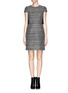 Main View - Click To Enlarge - TORY BURCH - 'Deandra' overlay tweed dress