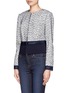 Front View - Click To Enlarge - TORY BURCH - 'Lucille' tweed crepe jacket