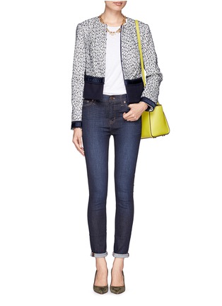 Figure View - Click To Enlarge - TORY BURCH - 'Lucille' tweed crepe jacket