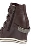 Detail View - Click To Enlarge - ASH - 'Ultra' leather wedge sneakers