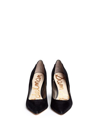 Figure View - Click To Enlarge - SAM EDELMAN - 'Zola' textured-glossy leather pumps